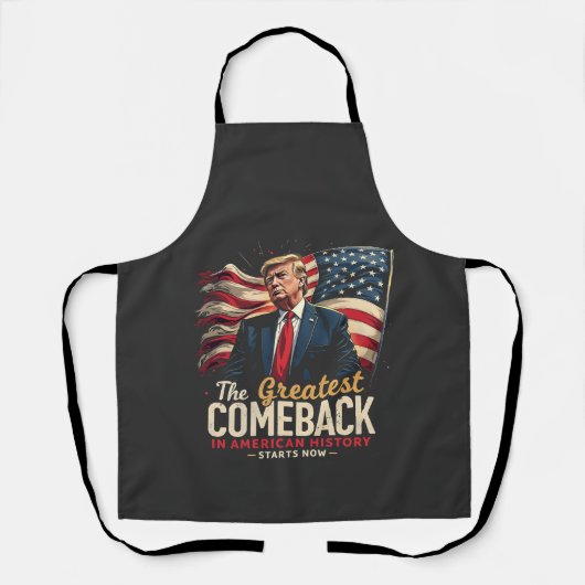 アメリカ素晴らし史のトランプでの復帰 エプロン (正面)