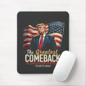 アメリカ素晴らし史のトランプでの復帰 マウスパッド (マウス)