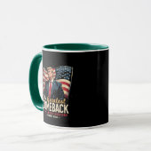 アメリカ素晴らし史のトランプでの復帰 マグカップ (正面左)