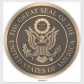 アメリカ素晴らし合衆国の封印 シール (シート)