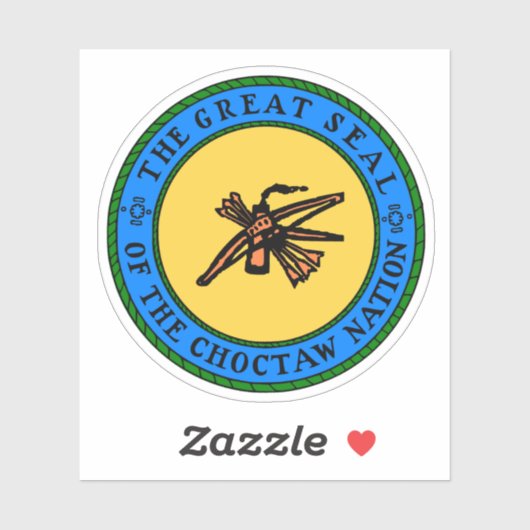 アメリカ素晴らし合衆国チョクタウ族のアザラシ シール (シート)