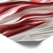 アメリカ素晴らし国旗の油彩画 ポスター (角)