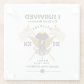 アメリカ素晴らし食 ガラスコースター (裏面)