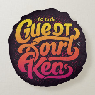 「アメリカ素晴らし」 ラウンドクッション