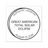 アメリカ素晴らしEclipse太陽のの本物のオブザーバー セルフインキングスタンプ (デザイン)