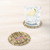 アメリカ素朴ンサロンバー ラウンドペーパーコースター (インサイチュ)