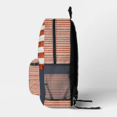 アメリカ素朴国旗とイーグルパーソナライズされた プリントバックパック (右)