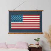 アメリカ素朴国旗のウォールアートタペストリー 吊り下げ型タペストリー (寝室)