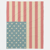 アメリカ素朴国旗のフリースブランケットギフト フリースブランケット (正面)