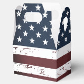 アメリカ素朴国旗の星とストライプ フェイバーボックス (オープン)