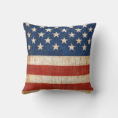 アメリカ素朴国旗の装飾用クッション クッション (裏面)