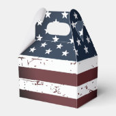アメリカ素朴愛国国旗のスターストライプズ フェイバーボックス (正面サイド)