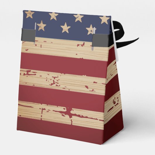 アメリカ素朴愛国国旗の軍隊スターストライプズ フェイバーボックス (裏面サイド)
