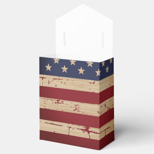 アメリカ素朴愛国国旗の軍隊スターストライプズ フェイバーボックス (オープン)