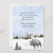 アメリカ素朴西メリークリスマス シーズンカード (裏面)