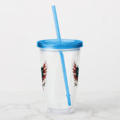 アメリカ素朴/アメリカ産ハゲの鷲 アクリルタンブラー (左)