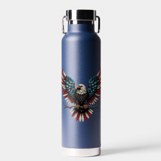 アメリカ素朴/アメリカ産ハゲの鷲 ウォーターボトル (正面)
