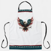 アメリカ素朴/アメリカ産ハゲの鷲 エプロン (正面)