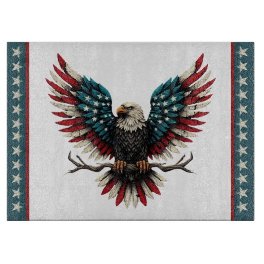 アメリカ素朴/アメリカ産ハゲの鷲 カッティングボード (正面)