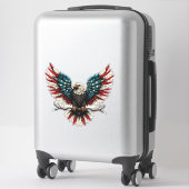 アメリカ素朴/アメリカ産ハゲの鷲 シール (スーツケース)