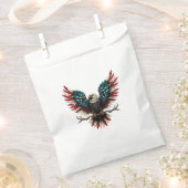 アメリカ素朴/アメリカ産ハゲの鷲 フェイバーバッグ (クリップ留めされた状態)