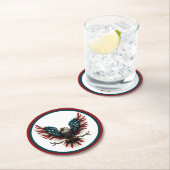 アメリカ素朴/アメリカ産ハゲの鷲 ラウンドペーパーコースター (インサイチュ)