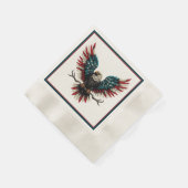 アメリカ素朴/アメリカ産ハゲの鷲 縁ありカクテルナプキン (角)