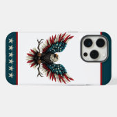 アメリカ素朴/アメリカ産ハゲの鷲 iPhoneケース (裏面横)