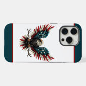 アメリカ素朴/アメリカ産ハゲの鷲 iPhoneケース (裏面横)