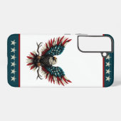 アメリカ素朴/アメリカ産ハゲの鷲 SAMSUNG GALAXYケース (裏面横)