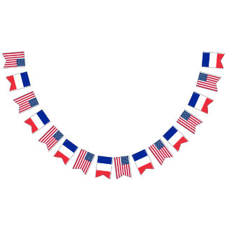 アメリカ結婚フランス バンティングフラッグ