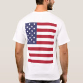 アメリカ統一された州アメリカ国旗Tシャツ Tシャツ (裏面)