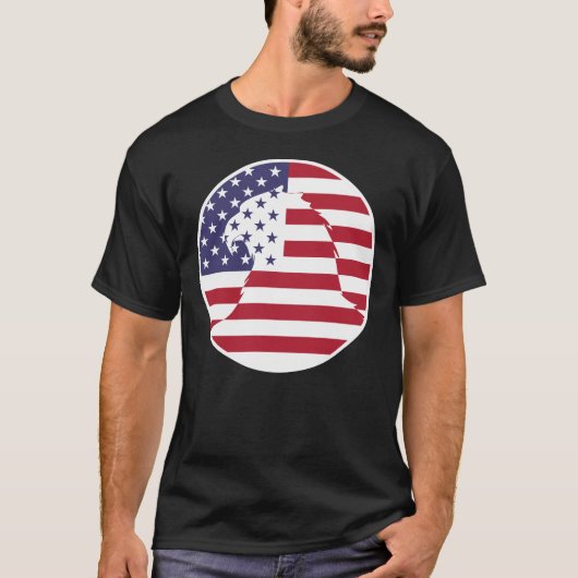 アメリカ統一された州ハゲ・イーグル・アメリカ国立 Tシャツ (正面)