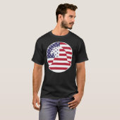アメリカ統一された州ハゲ・イーグル・アメリカ国立 Tシャツ (正面フル)