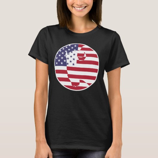 アメリカ統一された州バッファローバイソンアメリカン国立 Tシャツ (正面)