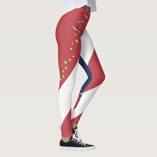 アメリカ統一された州国旗 レギンス (右)