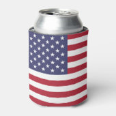 アメリカ統一された州米国国旗 缶クーラー (缶正面)