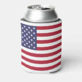 アメリカ統一された州米国国旗 缶クーラー (缶裏面)