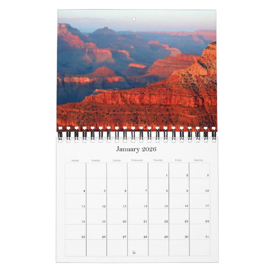 アメリカ統一された州2025 カレンダー (1月 2026)