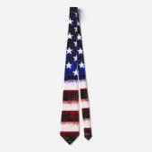 アメリカ統一された州 – アメリカ国旗、霧雨 ネクタイ (正面)