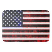 アメリカ統一された州 – アメリカ国旗、霧雨 バスマット (正面)