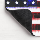 アメリカ統一された州 – アメリカ国旗、霧雨 マウスパッド (コーナー)