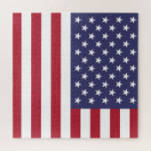 アメリカ統一された州USAフラグ ジグソーパズル (横)