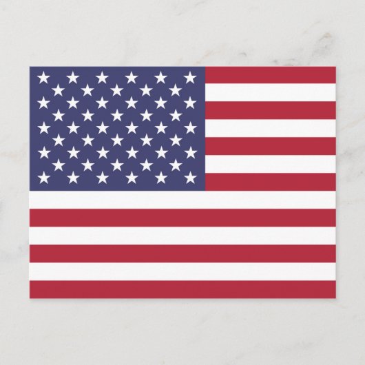 アメリカ統一された州USA国旗のはがき ポストカード (正面)
