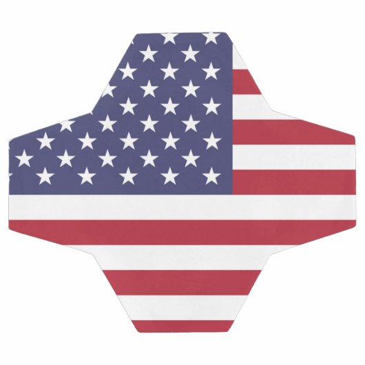 アメリカ統一された州USA国旗のサッカー サッカーボール (フラット)