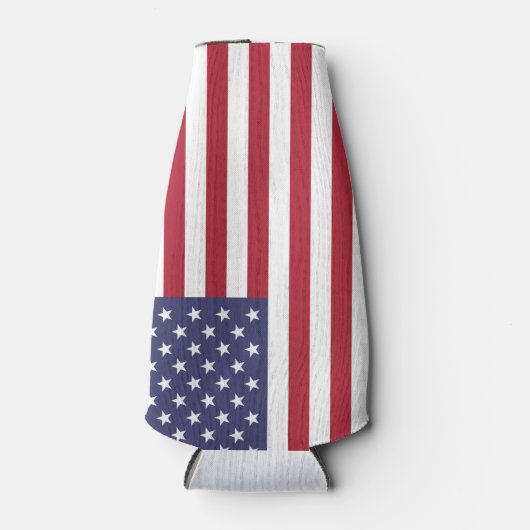 アメリカ統一された州USA国旗のボトルクーラーボックス ボトルクーラー (正面)