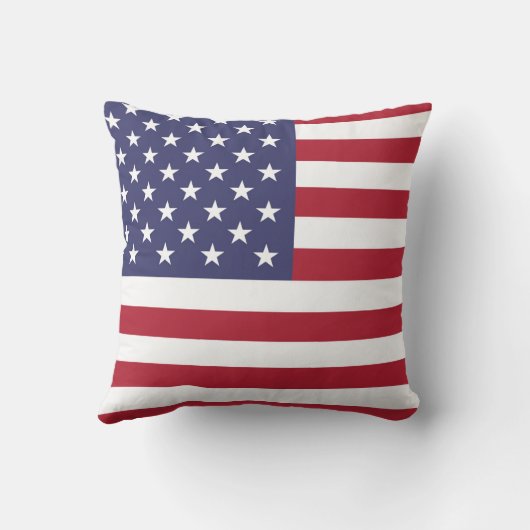 アメリカ統一された州USA国旗の装飾用クッション クッション (裏面)
