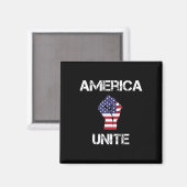 アメリカ統一レジストレスト愛国旗の自由F マグネット (正面/裏面)