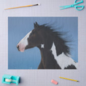 アメリカ絵を描の馬 薄葉紙 (クラフト)