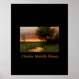 アメリカ絵画のトナリスト・アーティストによるビューティフル ポスター